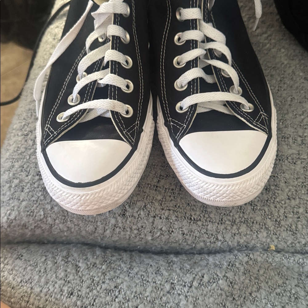 Converse Black High-Top Sneakers - Picture 2 of 8